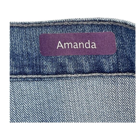 Gloria Vanderbilt Amanda Jeans Women's 18 Blue Stretch Classic Fit Straight Leg - Picture 7 of 8